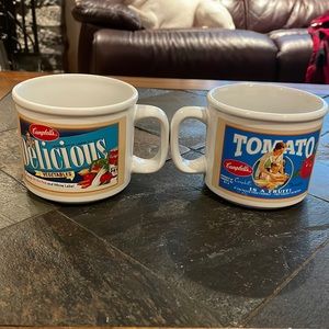 2 Campbell’s Soup Mugs